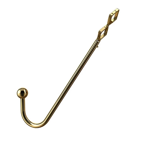 AllNight Set Adjustable 3867 Anal LOCKINK Hook Golden 0702